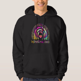 Instructional Coach Crew Tie Dye Back To School Ra Hoodie