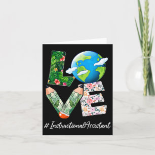 Instructional Istant Love World Earth Day Save The Card
