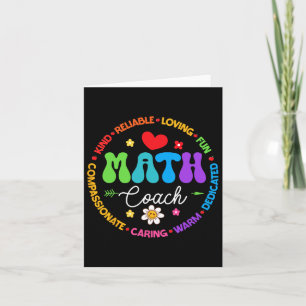 Instructional Math Coach Crew Back To School Match Card