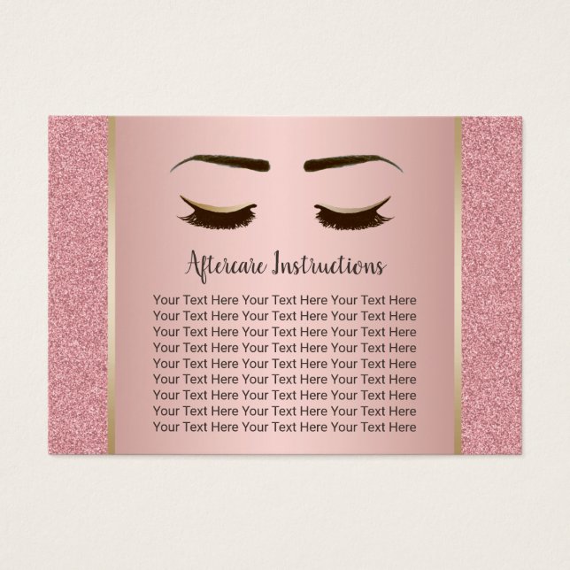 Instructions de maquillage Artiste Rose Gold (Devant)