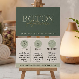 Instructions de post-traitement Botox Green Minima