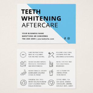 Instructions pour blanchir les dents simples