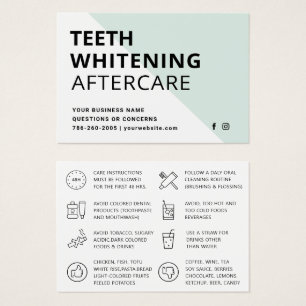 Instructions pour blanchir les dents simples