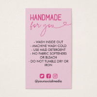 Instructions pour le lavage à la main rose médias 