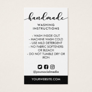 Instructions pour le lavage artisanal noir Médias