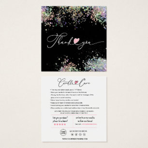 Instructions pour le service aux bougies et Carte 