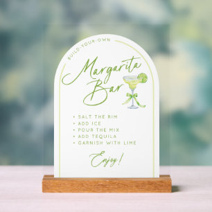 Instructions pour un bar à margaritas pour une fêt