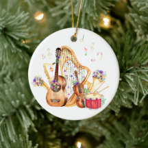 Instrument de musique ornement de Noël