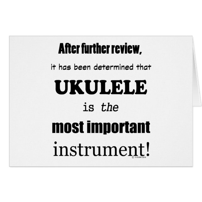 Instrument le plus important d'Ukulele (Devant horizontal)