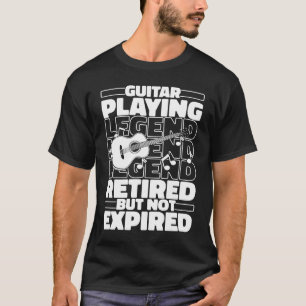Instrument Retired Guitarist Acoustic Guitar T-Shirt