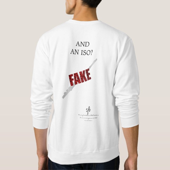 Instrument-Shaped Objects I Fl. Bl. Txt. Sweatshirt (Back)
