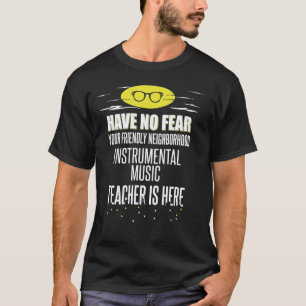 Instrumental Music Teacher Superhero Graphic - Hav T-Shirt