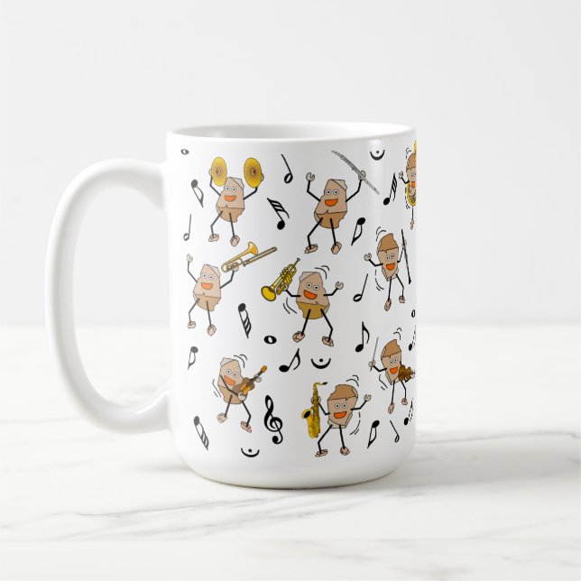 Instruments de musique Rock Coffee Mug (Gauche)