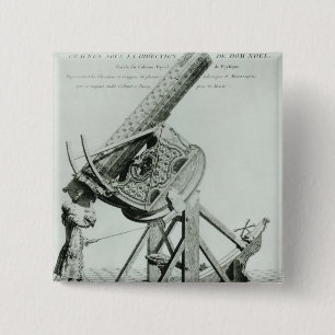 Instruments d'optique' by Dom Noel 2 Inch Square Button