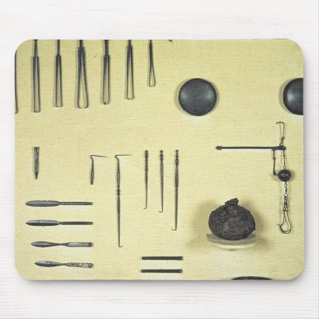 Instruments from an oculist's case, from Reims Mouse Pad (Front)