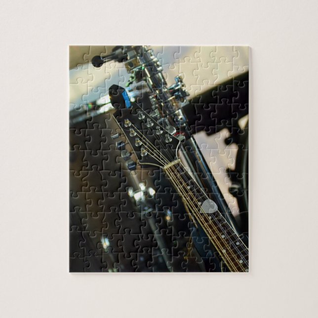 Instruments Music Drums Guitar Musical Instrument Jigsaw Puzzle (Vertical)