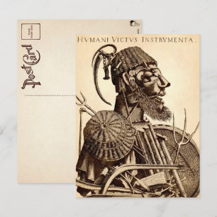 Instruments of Human Sustenance - Agriculture  Postcard