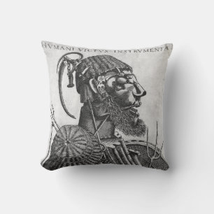 Instruments of Human Sustenance, Arcimboldo Throw Pillow