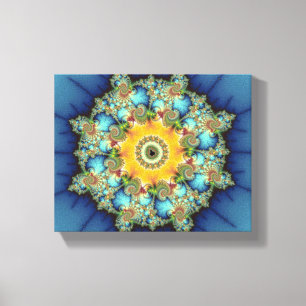 Insular - Mandelbrot Art Canvas Print