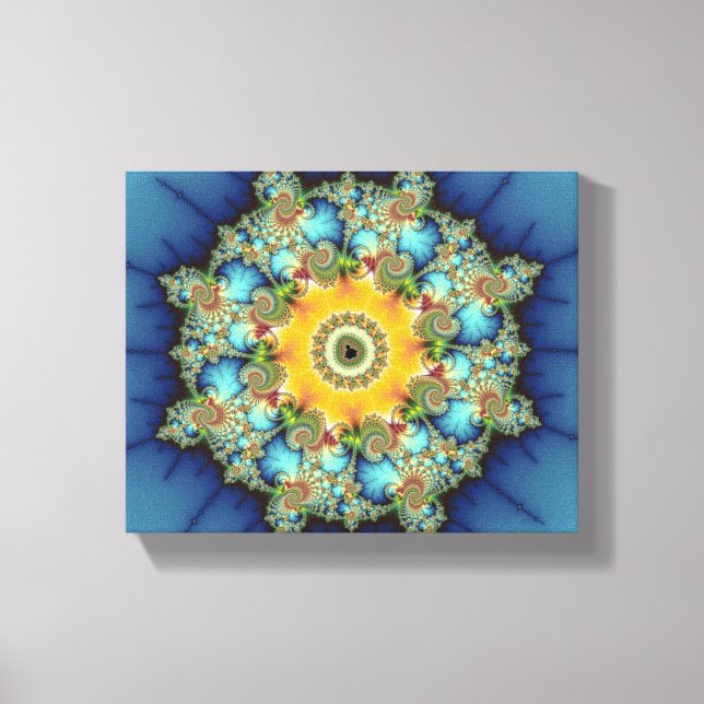 Insular - Mandelbrot Art Canvas Print (Front)
