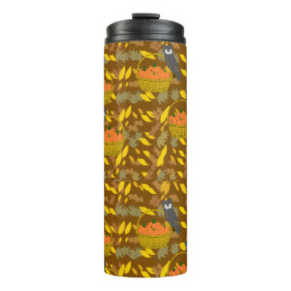 🦉 Insulated Bottle Owl and Pumpkin Patch Fall Rep