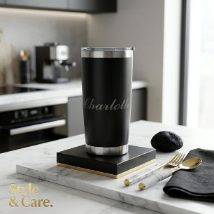 Insulated Tumbler Featuring Your Personalized Name