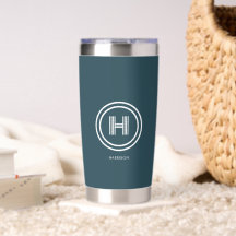 Insulated Tumbler | Modern Simple form Monogrammed