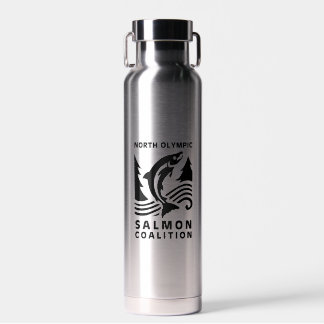Insulated Water Bottle - Black Logo