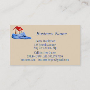  Insulation Installation Homes Business  Business Card