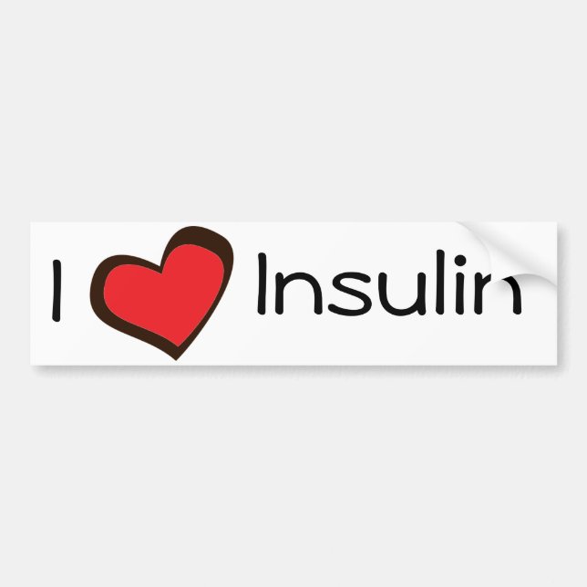 Insulin Bumper Sticker (Front)