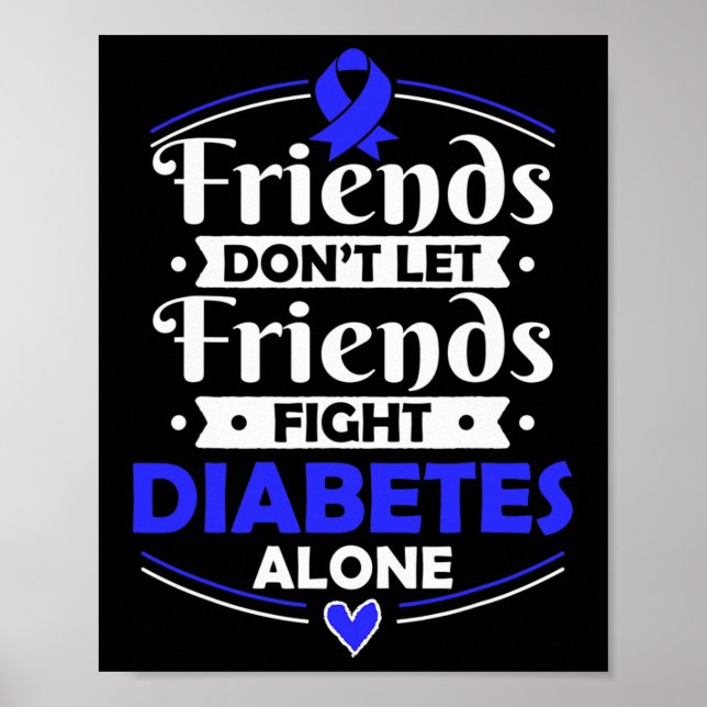 Insulin-Dependent Diabetes Survivor - T1D Awarenes Poster (Front)