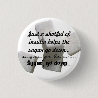 Insulin Diddy 1 Inch Round Button