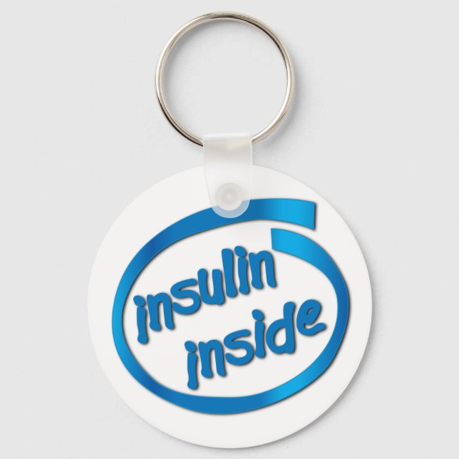 Insulin Inside Keychain (Front)