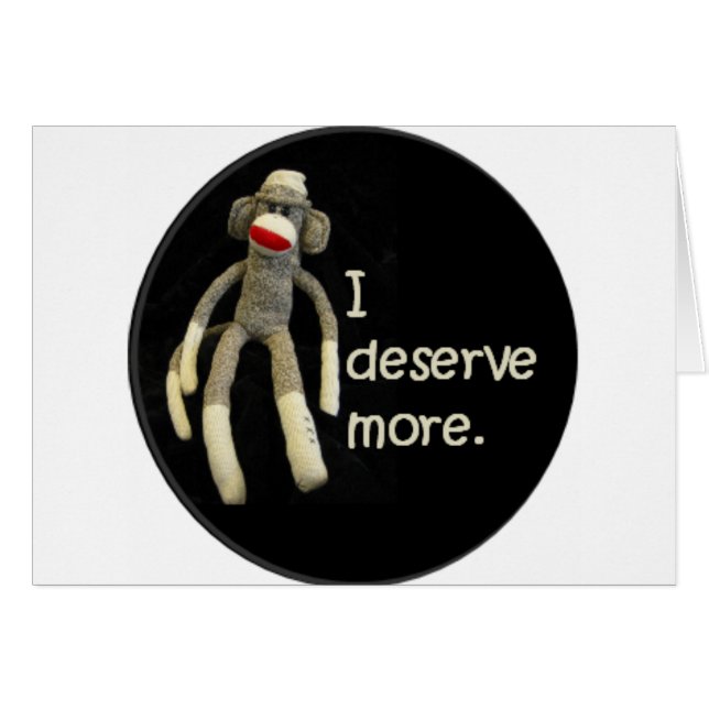 Insultes de singe de chaussette (Devant horizontal)