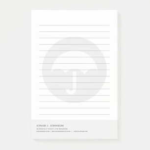 Insurance + Actuary Agents Minimal Style Post-it Notes