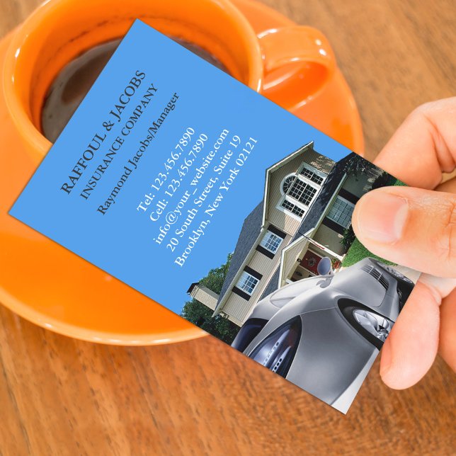 Insurance Agent Business Card Template (Creator Uploaded)