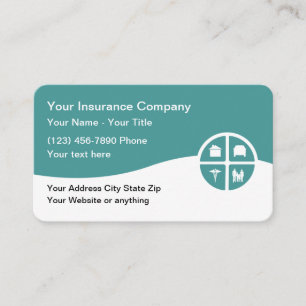 Insurance Agent Multi Line Business Cards