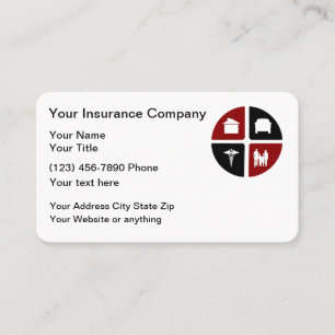 Insurance Agent Multi Line Business Cards