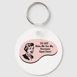 Insurance Agent Voice Keychain