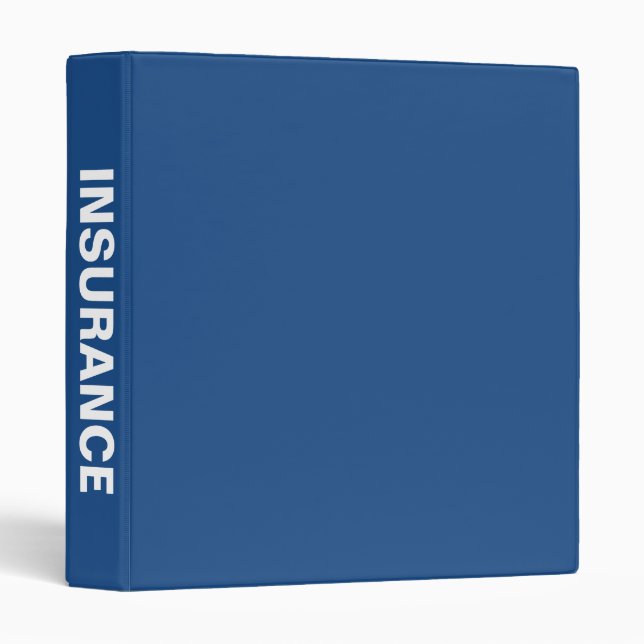Insurance Big Bold Name binder (Front/Spine)