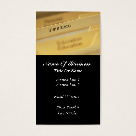Insurance Business Card