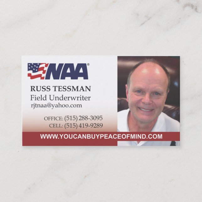 Insurance Business Cards (Front)