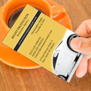 Insurance Car Dealer Business Card