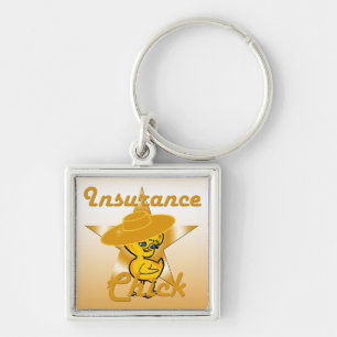 Insurance Chick #10 Keychain