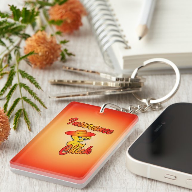 Insurance Chick #5 Keychain (Front Right)