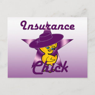 Insurance Chick #9 Postcard