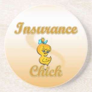 Insurance Chick Coaster