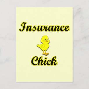 Insurance Chick Postcard