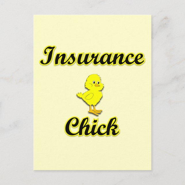 Insurance Chick Postcard (Front)