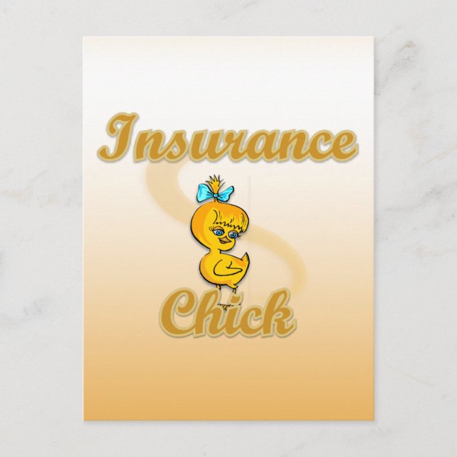 Insurance Chick Postcard (Front)